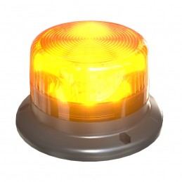Lampeggiante a LED ambra rotante a 360°
