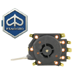 Commutatore accensione PIAGGIO Vespa P80-150X/​P200E/​PX80-200 E con batteria 8 collegamenti chiave ovale 186260